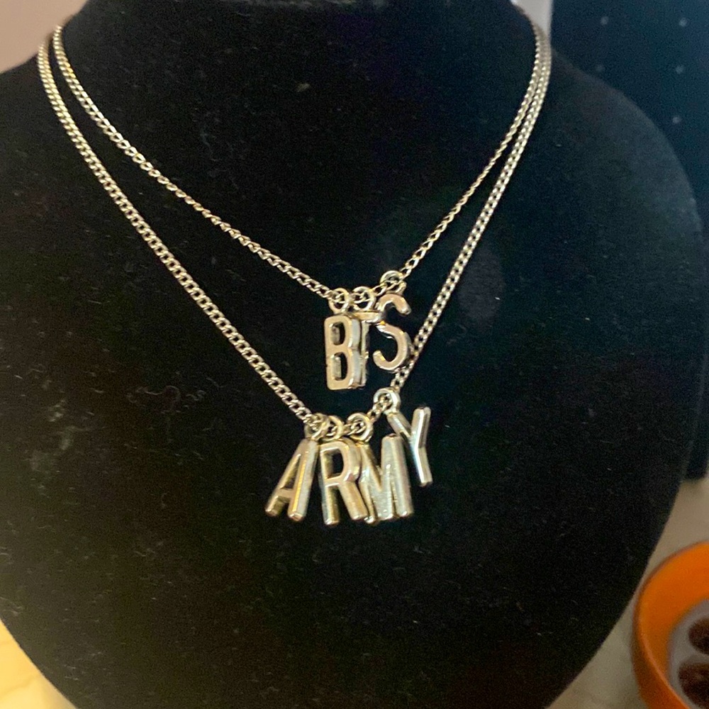 Set of Two BTS ARMY Necklaces